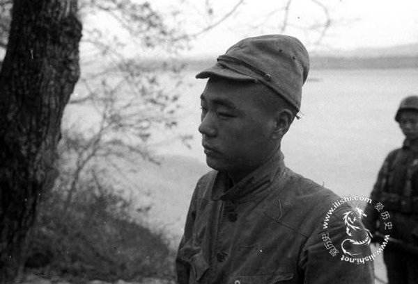 战争中被俘虏的日本士兵