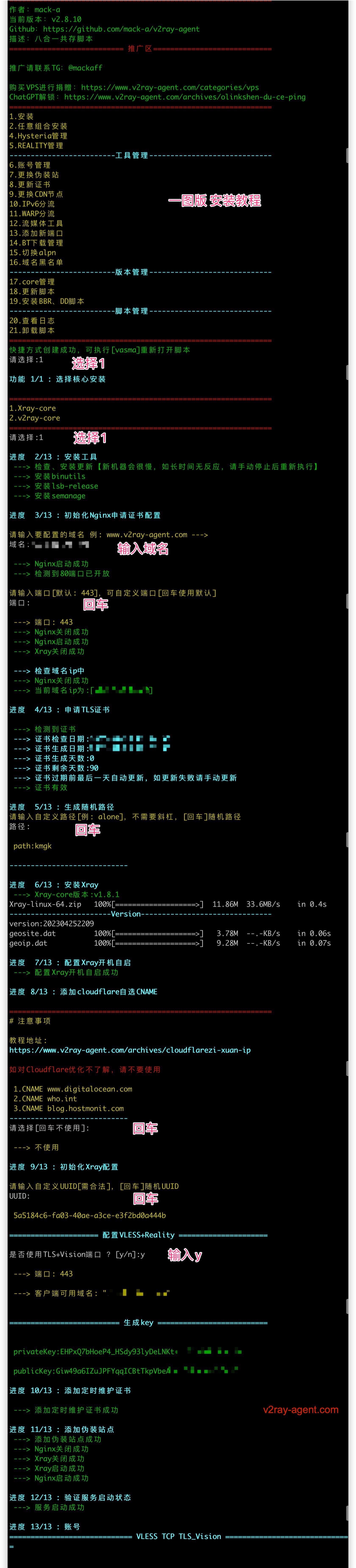 Xray-core/sing-box 一键脚本客户端使用教程