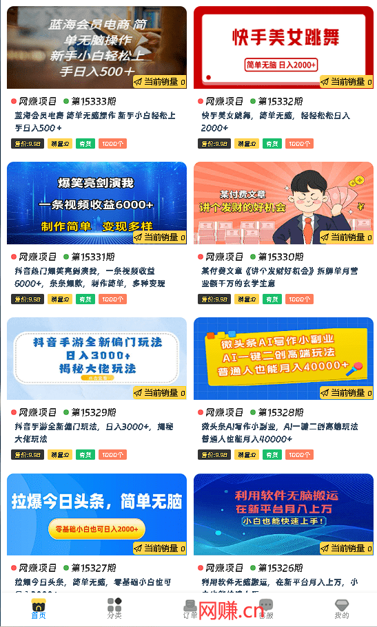 重点推荐 网创商城项目介绍！我靠卖项目一个月赚3万