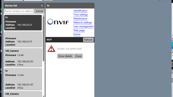 ONVIF Device Manager v2.2  onvif协议内网检测