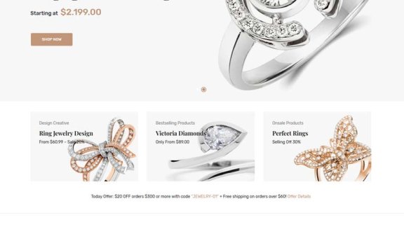 wordpress独立站珠宝首饰商城多语种跨境外贸商城响应式独立站网站源码wp模板主题源码